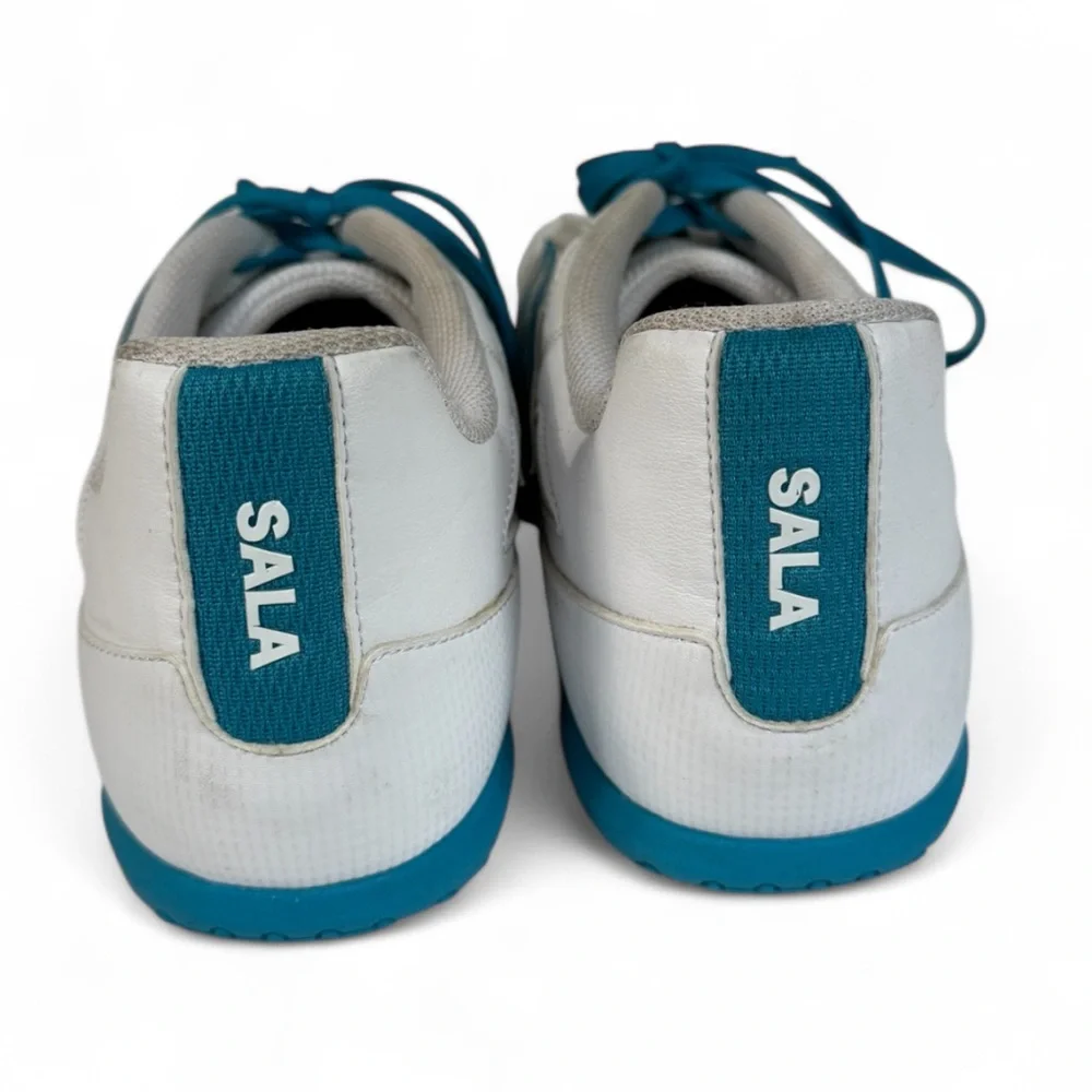Adidas Super Sala 2 Indoor Soccer Shoes Men’s 13 White Blue Futsal Court